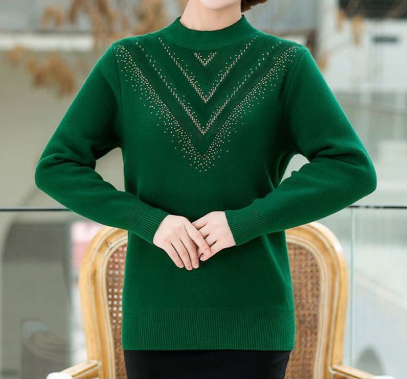 🔥😍30% zniżki!【M-4XL】Zimowy nowy sweter dzianinowy z polaru, gruby, ciepły kaszmir