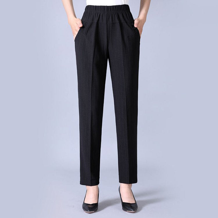 😍30% zniżki! 【Zalecana waga (45-82 kg)】Spodnie casualowe w nowym stylu z 2026 r. dla osób w średnim i starszym wieku, z podszewką z polaru i pogrubionym materiałem, zapewniające ciepło zimą