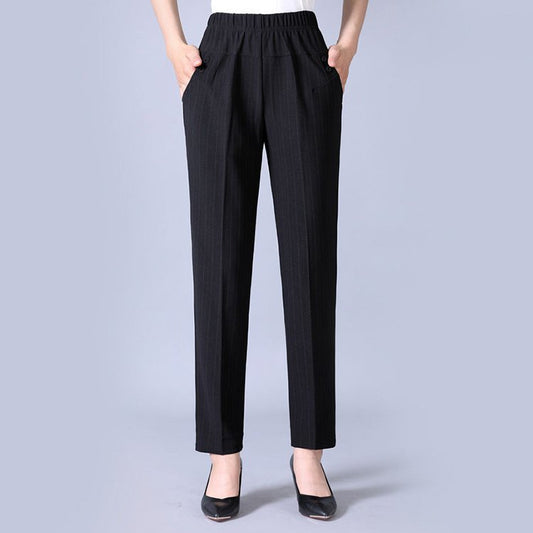 😍30% zniżki! 【Zalecana waga (45-82 kg)】Spodnie casualowe w nowym stylu z 2026 r. dla osób w średnim i starszym wieku, z podszewką z polaru i pogrubionym materiałem, zapewniające ciepło zimą