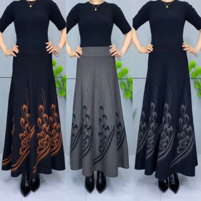 👗🎀【S-3XL】--🔥1 za 109 zł，Spódnica wełniana damska na jesień i zimę