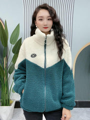 🔥🐏【M-4XL】--1 za 109 zł.，Zimowa kurtka polarowa, kurtka bawełniana, wzmocniona kurtka bawełniana z wełny jagnięcej, ciepła kurtka