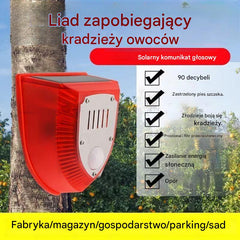 👏👏【✨😍30% zniżki!】Alarm zasilany energią słoneczną odstrasza ptaki i zwierzęta oraz chroni uprawy.