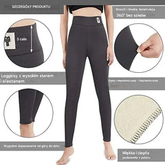 💥 Kup jeden, drugi gratis! 🔥 [S-5XL] Legginsy ocieplane z wełny, wysoki stan, duży rozmiar, wysoka elastyczność – niezbędne na jesień/zimę 2026!