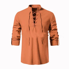 🔥【1 za 109 zł.】💥【S-4XL】Klasyczna, oddychająca koszula męska z bawełny i lnu