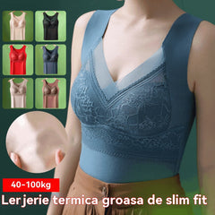 🔥【3 szt.】❤️【L-4XL】Jesienno-zimowa bielizna z aksamitnej koronki gęsiej, piękne plecy, zbierające dodatkowe piersi, zapobiegające zwiotczeniu piersi ✅【Zalecenie lekarza】- 4205652