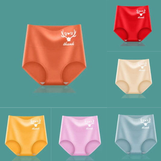💖Ostatni dzień na 50% zniżki – 【Zestaw 6 sztuk】M-3XL，Wysoki stan, podnoszenie bioder, wysokiej jakości bawełna✨️ (45–95 kg)