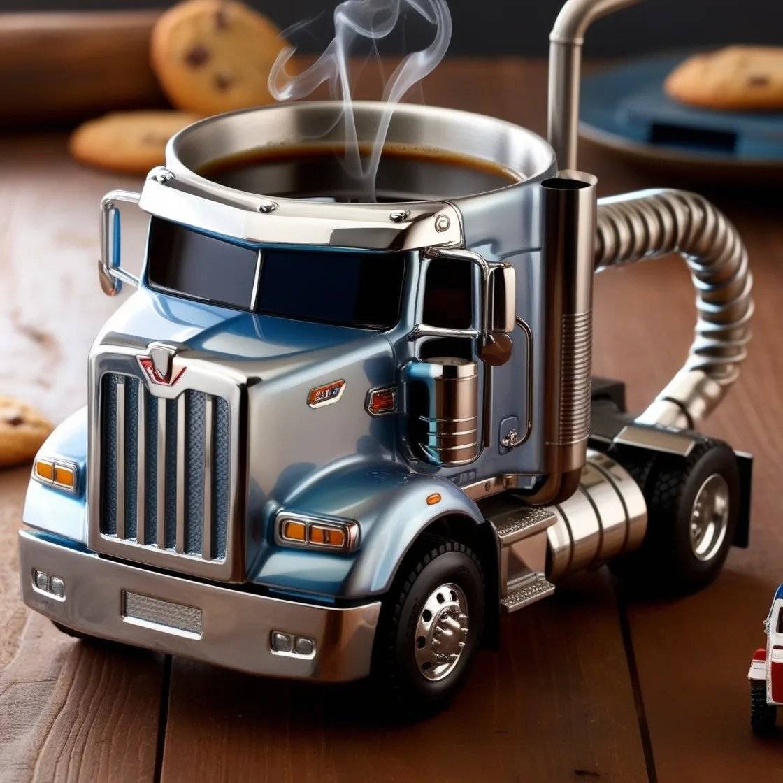 🚛【😍30% zniżki!】Ręcznie robiony kubek do kawy w kształcie ciężarówki