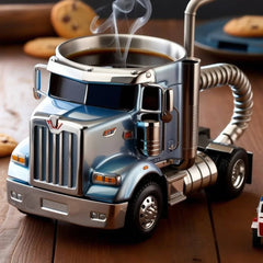 🚛【😍30% zniżki!】Ręcznie robiony kubek do kawy w kształcie ciężarówki