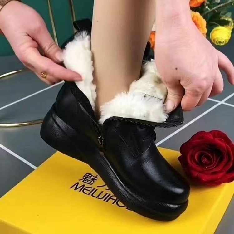 50%OFF！【35-40】--1 para 119 zł.🔥2025Jesienno-zimowe nowe buty retro z grubą podeszwą. 💥Dostępne w stylu normalnym i pluszowym