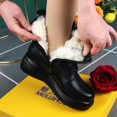 50%OFF！【35-40】--1 para 119 zł.🔥2025Jesienno-zimowe nowe buty retro z grubą podeszwą. 💥Dostępne w stylu normalnym i pluszowym