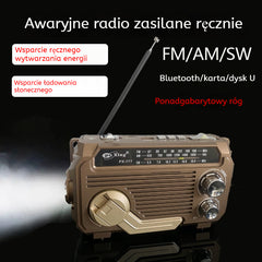 🔥50%Zniżki🔥🏕️Przenośna wielofunkcyjna latarka radiowa AM