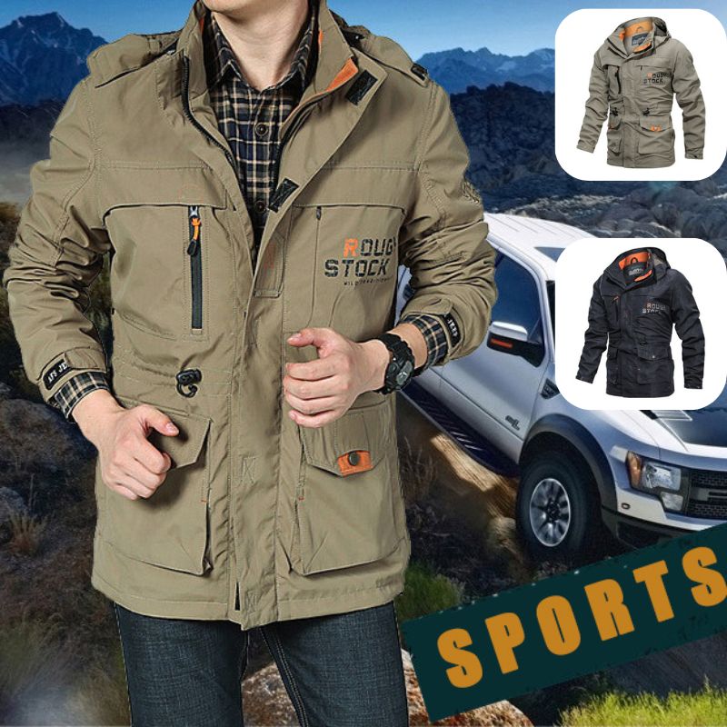 😍30% zniżki!【M-5XL】Męska kurtka outdoorowa, wodoodporna, wiatroszczelna, wytrzymała i długotrwała.