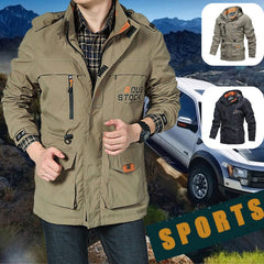 😍30% zniżki!【M-5XL】Męska kurtka outdoorowa, wodoodporna, wiatroszczelna, wytrzymała i długotrwała.