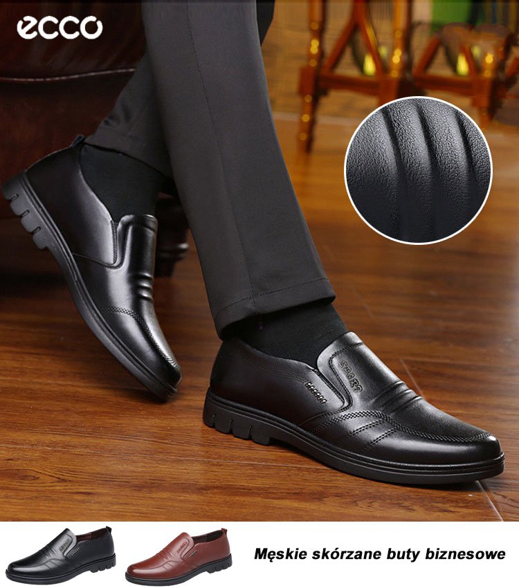 【30% OFF】🔥【39-44】--1 para 109  zł.，Meskie skorzane buty biznesowe