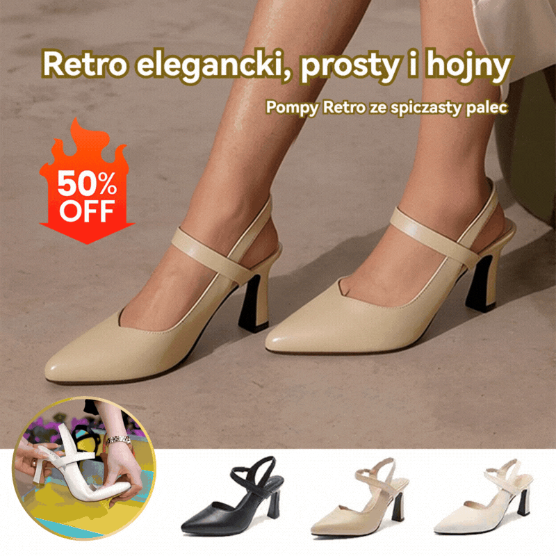 👠【34-42】Nowe damskie sandały na wysokim obcasie, wykonane z prawdziwej skóry, wysokość obcasa 7 cm, wygodne i stylowe, idealne do codziennych dojazdów.