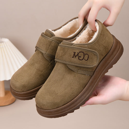 🏆😍30% zniżki!🔥【36-41】Modne, zimowe, krótkie buty w nowym stylu dla kobiet z pluszowymi śniegowcami