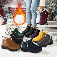Buty zimowe damskie😍30% zniżki!🔥【36-43】Wodoodporne i ciepłe aksamitne buty śnieżne