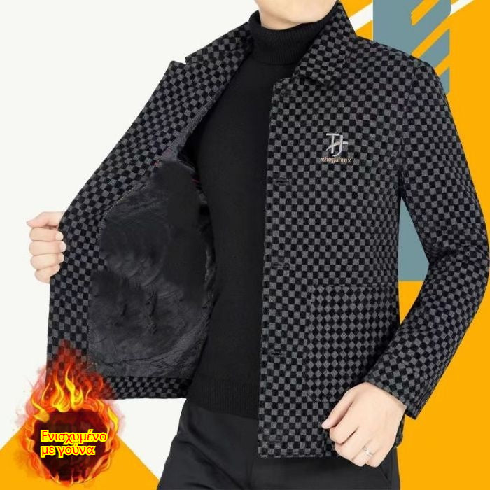 🌟【M-4XL】Oferta specjalna 🔥 Luksusowy męski płaszcz wełniany