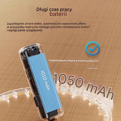🔥【Oferta ograniczona czasowo!】⏳Kamera wysokiej rozdzielczości, przenośny rejestrator noszony na klatce piersiowej, profesjonalna kamera sportowa.