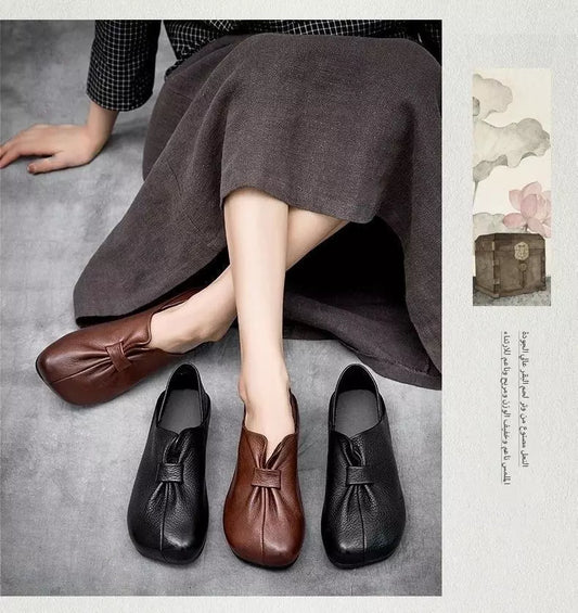 👡【Rozmiary 35-42】2026 Nowość, miękkie buty damskie, ozdoba kokardki, proste i wykwintne