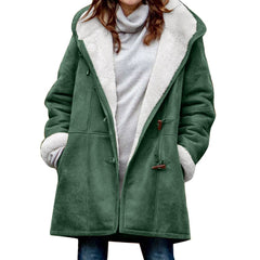 🥼🐏💖😍30% zniżki!【S-5XL】2026 Nowa modna i ciepła damska kurtka zamszowa z wełnianą podszewką, codzienna zimowa odzież wierzchnia