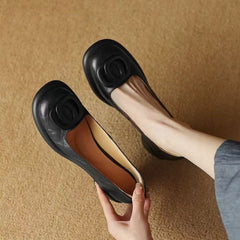 👠【Ograniczona czasowo zniżka 50%】【Rozmiary 35-40】2026 Nowe wygodne buty ze skóry naturalnej👠Obcas retro 5 cm🌟Eleganckie i uniwersalne