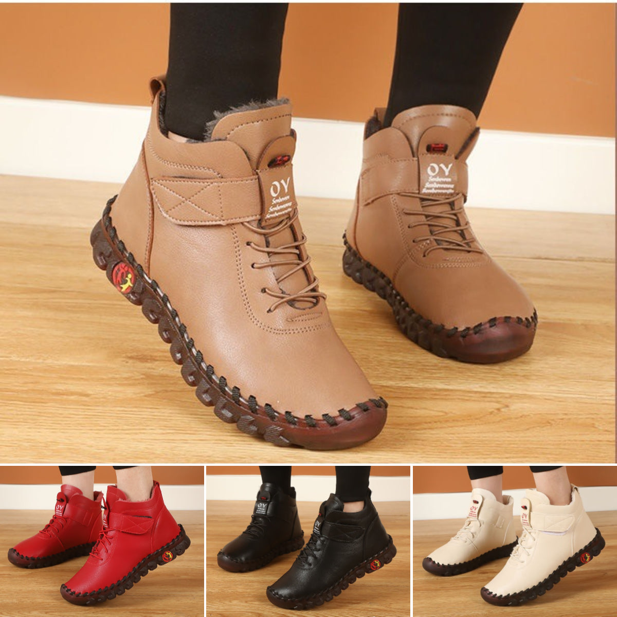 💥😍30% zniżki!💥【36-43】Nowe jesienno-zimowe damskie krótkie buty z miękką podeszwą z 2026 roku