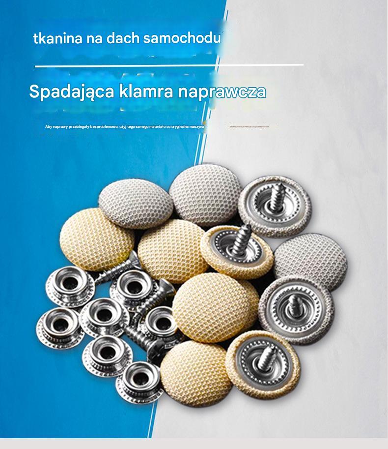 🔥 【30% ZNIŻKI】 Pokrycie dachu samochodu odpada. Napraw klamrę mocującą gwoździe. Modyfikacja i renowacja wnętrza samochodu bez demontażu (zestaw narzędzi montażowych + śrubokręt + ręcznik w zestawie).