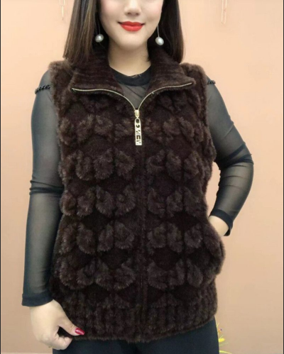 😍30% zniżki!【S-5XL】Ciepła kamizelka z polaru z norek, która łączy styl i ciepło