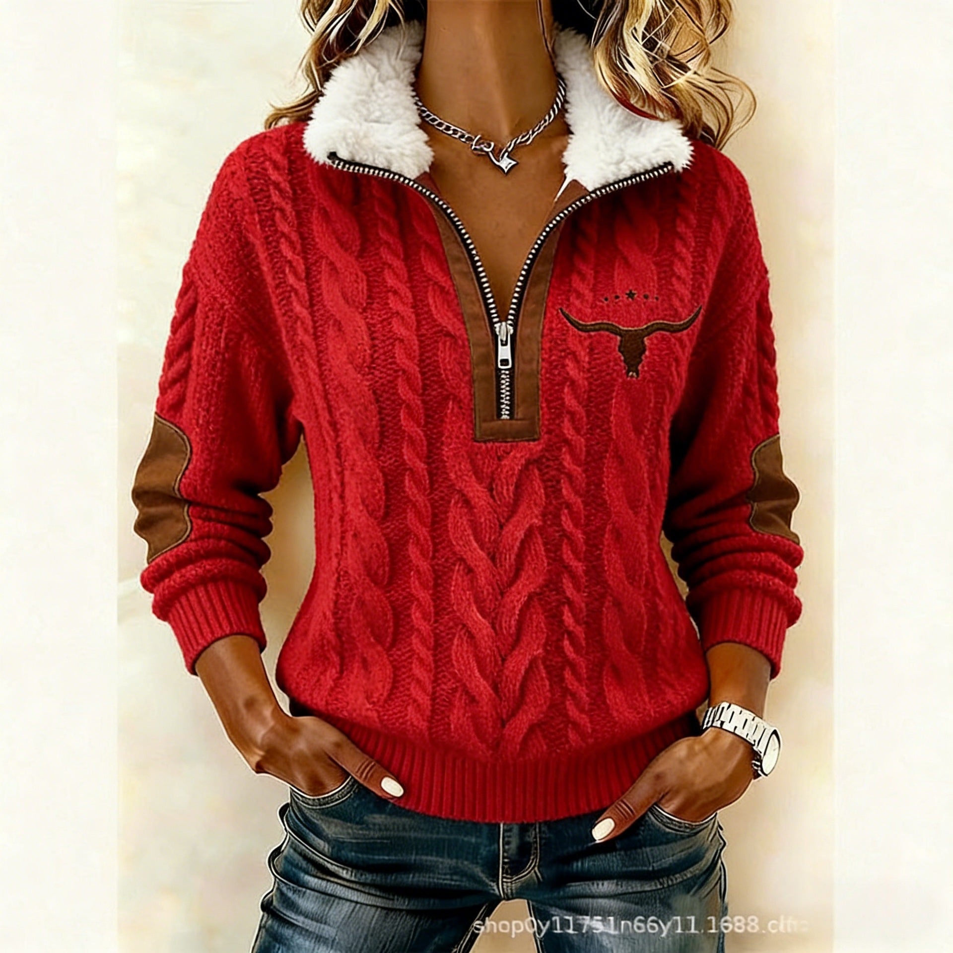 🔥【S-3XL】🔥 Stylowa damska dzianina z długim rękawem i swobodnym krojem