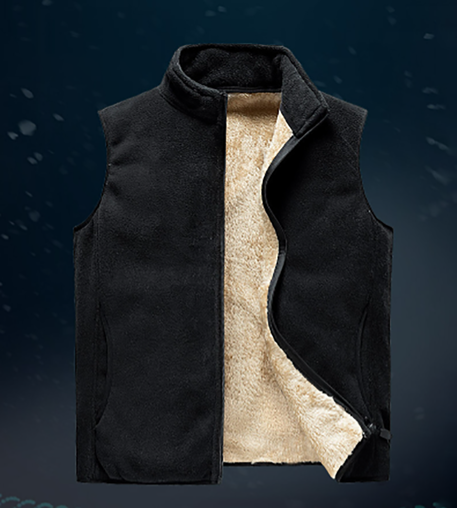 😍30% zniżki!【M-8XL】Nowa męska kamizelka na jesień i zimę, plus kaszmir, ciepła kamizelka, duży rozmiar
