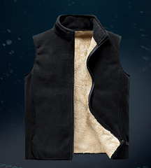 😍30% zniżki!【M-8XL】Nowa męska kamizelka na jesień i zimę, plus kaszmir, ciepła kamizelka, duży rozmiar