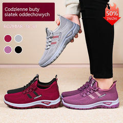 【36-41】Buty sportowe damskie👟Nowe oddychające buty do chodzenia po świeżym powietrzu z siateczki
