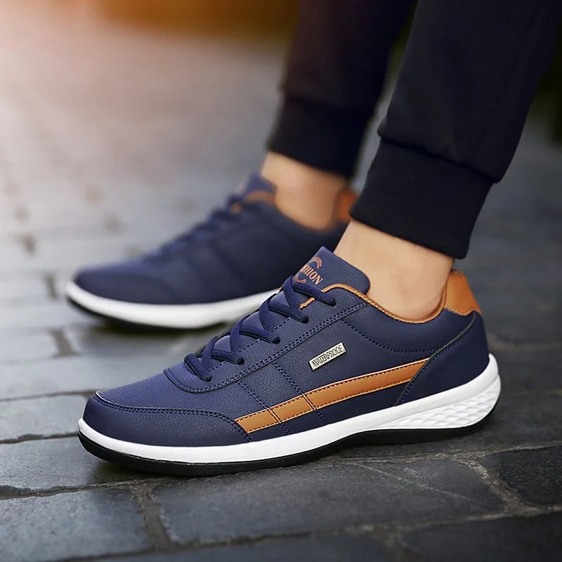 ✨50%OFF！【1 para 119 zł.】【38-48】 2024 nowe męskie ortopedyczne, wygodne skórzane trampki