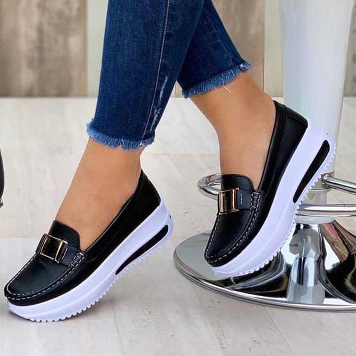 🔥🩰【Rozmiary 35-43】2026 Nowe modne buty damskie, buty casualowe z grubą podeszwą, miękkie i wygodne