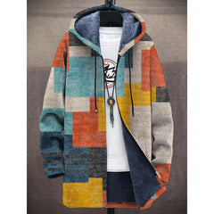 【S-4XL】Męska, swobodna, ciepła kurtka jesienno-zimowa wykonana z grubej wełny i aksamitu, odpowiednia na większe rozmiary 4170793