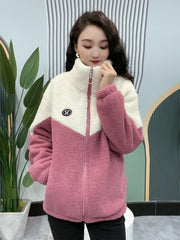 🔥🐏【M-4XL】--1 za 109 zł.，Zimowa kurtka polarowa, kurtka bawełniana, wzmocniona kurtka bawełniana z wełny jagnięcej, ciepła kurtka