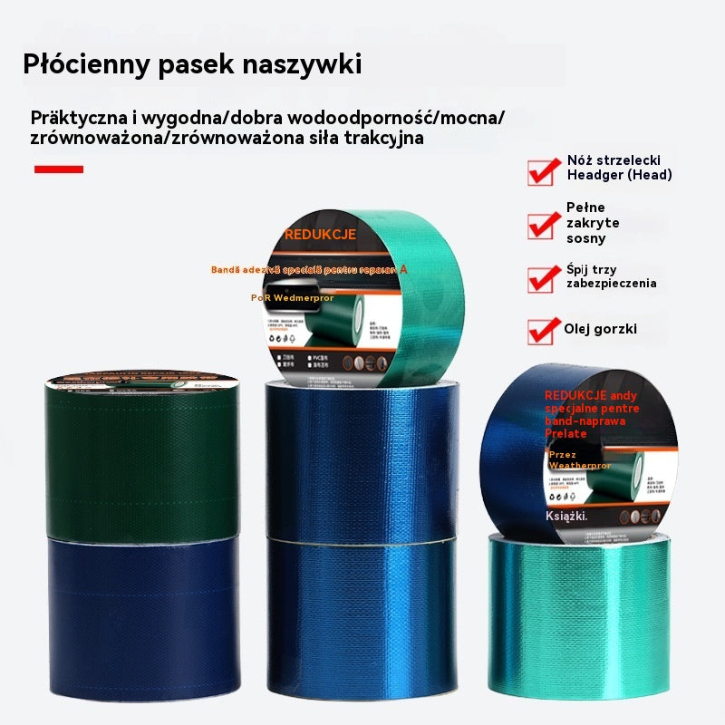 🔥Taśma plandekowa o wysokiej lepkości【8 cm x 5 m】💥Oferta ograniczona czasowo