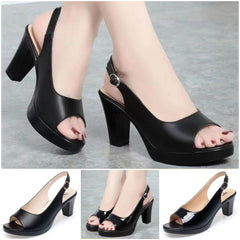💞【35-40】Eleganckie i casualowe sandały na wysokim obcasie z odkrytymi palcami.