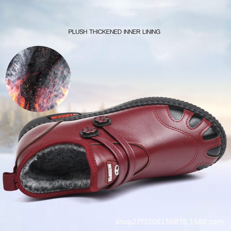 【36-41】 Nowe buty zimowe wykonane z bawełny, ciepłej wełny, wodoodporne i antypoślizgowe
