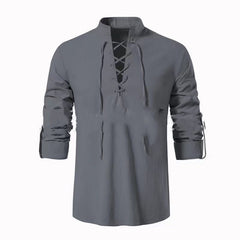 🔥【1 za 109 zł.】💥【S-4XL】Klasyczna, oddychająca koszula męska z bawełny i lnu