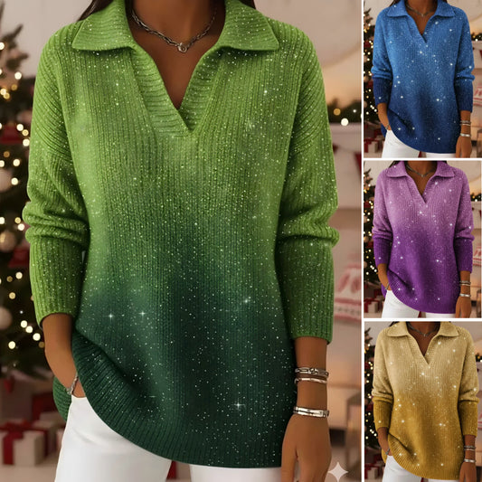 🔥🔥【S-5XL】Marzycielski T-shirt z gradientowym wzorem rozgwieżdżonego nieba